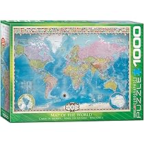 ジグソーパズル The Atlas - Old Map jigsaw puzzle 1000p. ジグソーパズル The Atlas - Old Map jigsaw puzzle 1000p